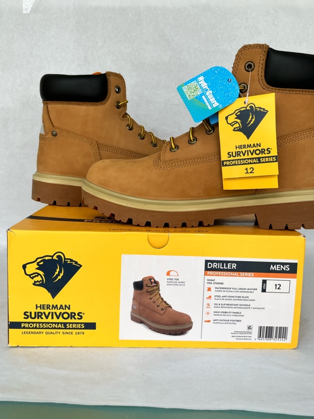 Herman Survivors Men's Driller Tan Work Boots